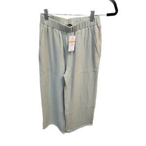 NEW PINE APPAREL women's cotton gauze long pants in light sage